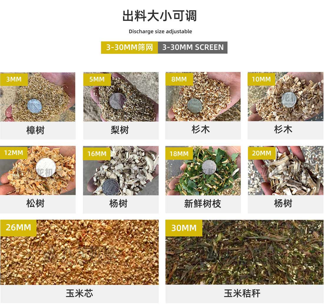 木材粉碎機出料大小可調(diào) 木材粉碎機出料大小可調(diào)